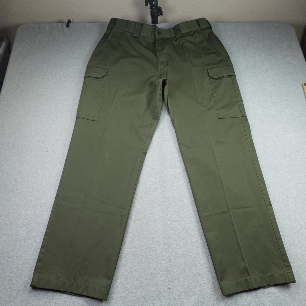 5.11 Tactical Pants Mens 38 Green PDU Class B Cargo Twill Workwear